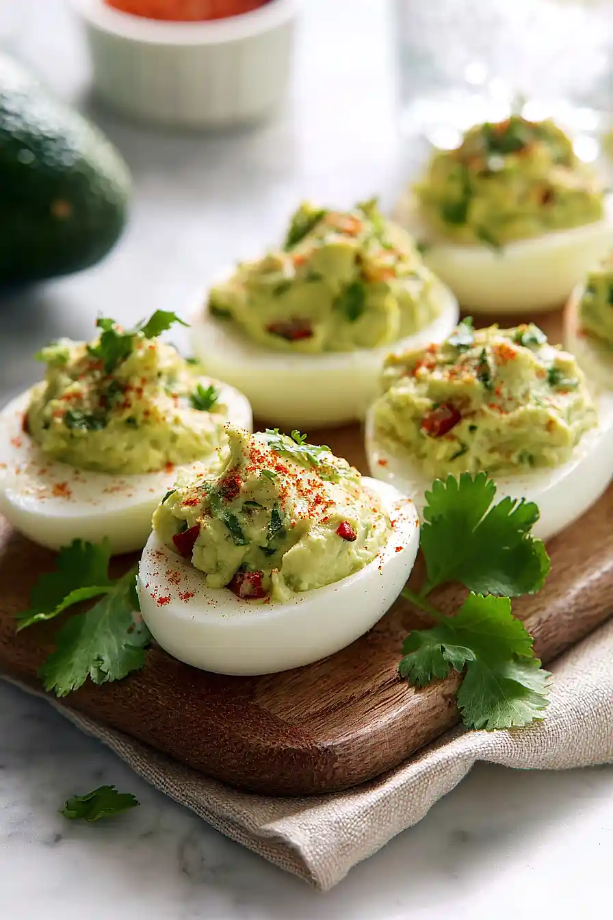 guacamole deviled eggs