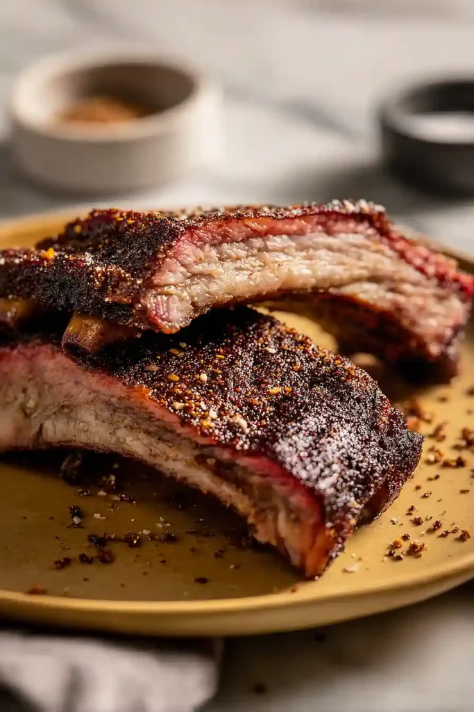 smoked spare ribs