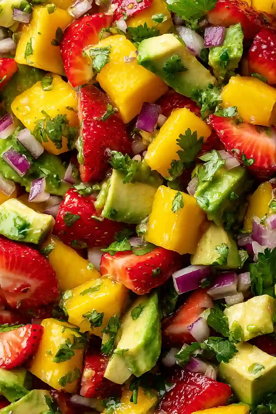 avocado strawberry mango salsa