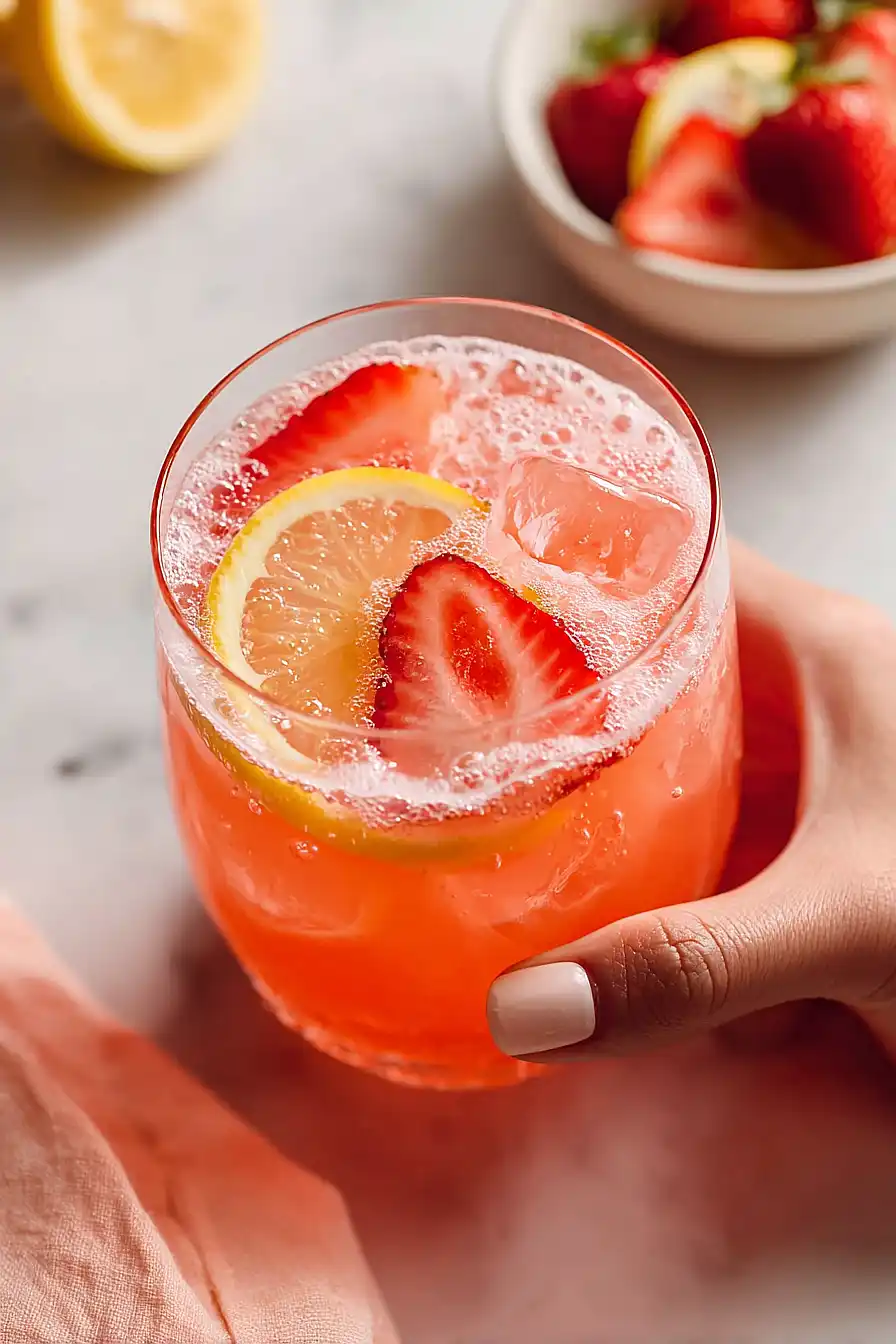 strawberry lemonade punch