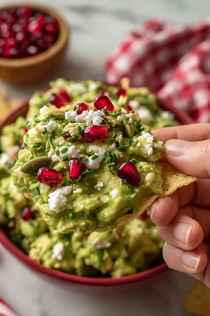 christmas guacamole