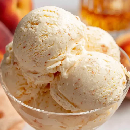 peach custard ice cream