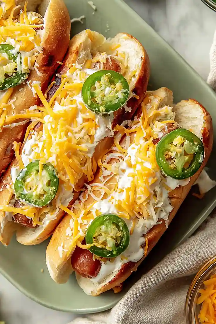 jalapeño popper hot dogs