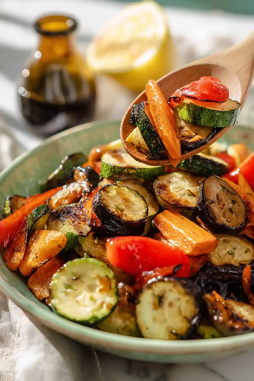low FODMAP grilled vegetables