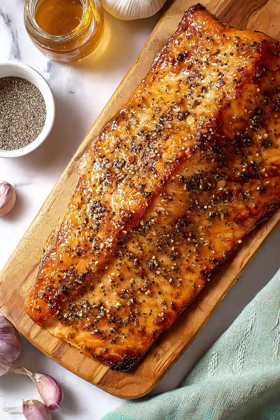grilled honey garlic salmon