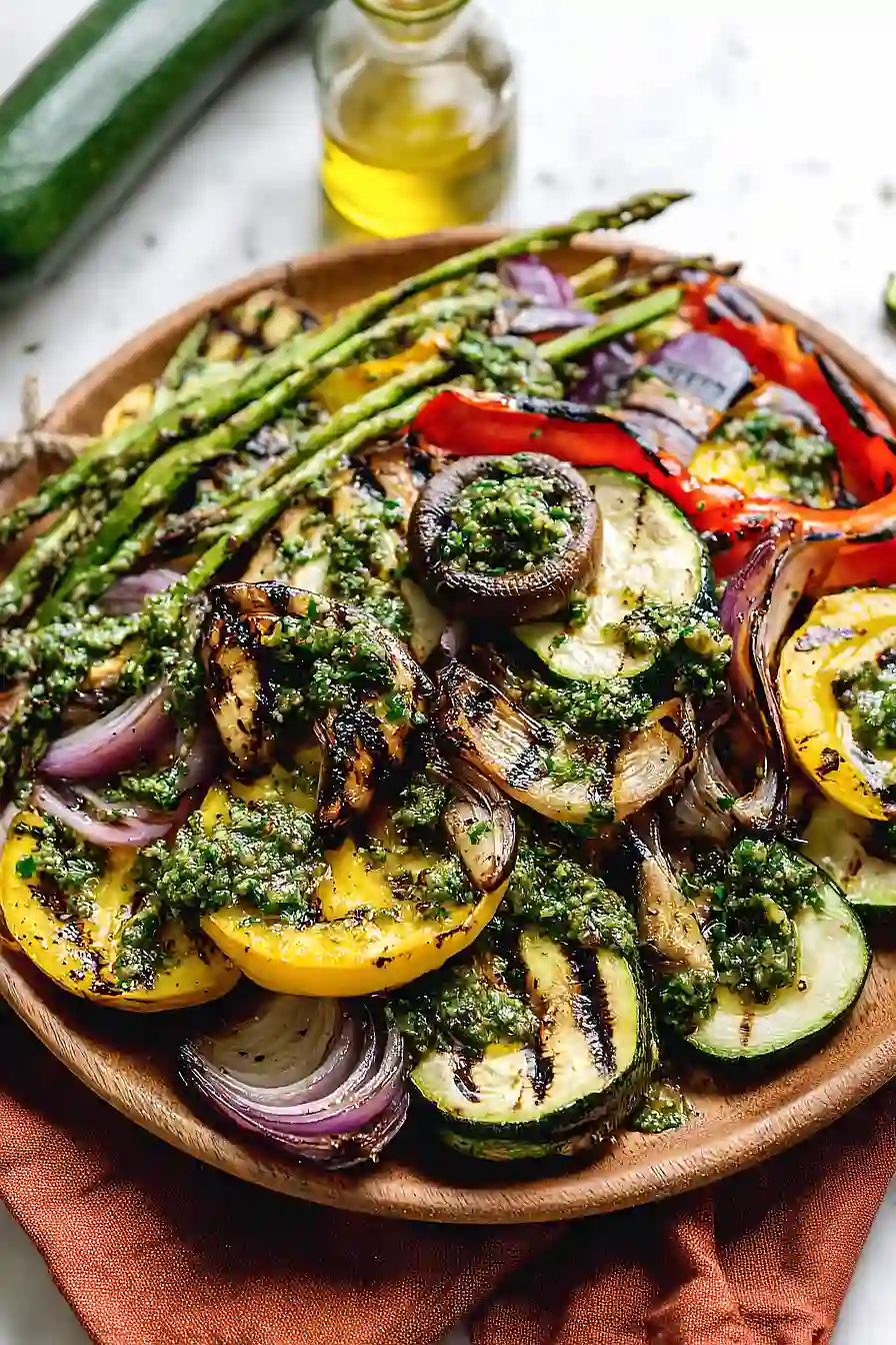 chimichurri grilled vegetables