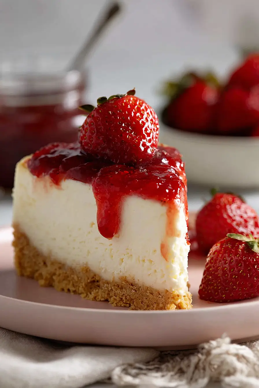 strawberry cheesecake ice cream cake