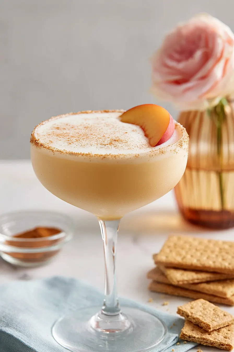 peach cobbler cocktail