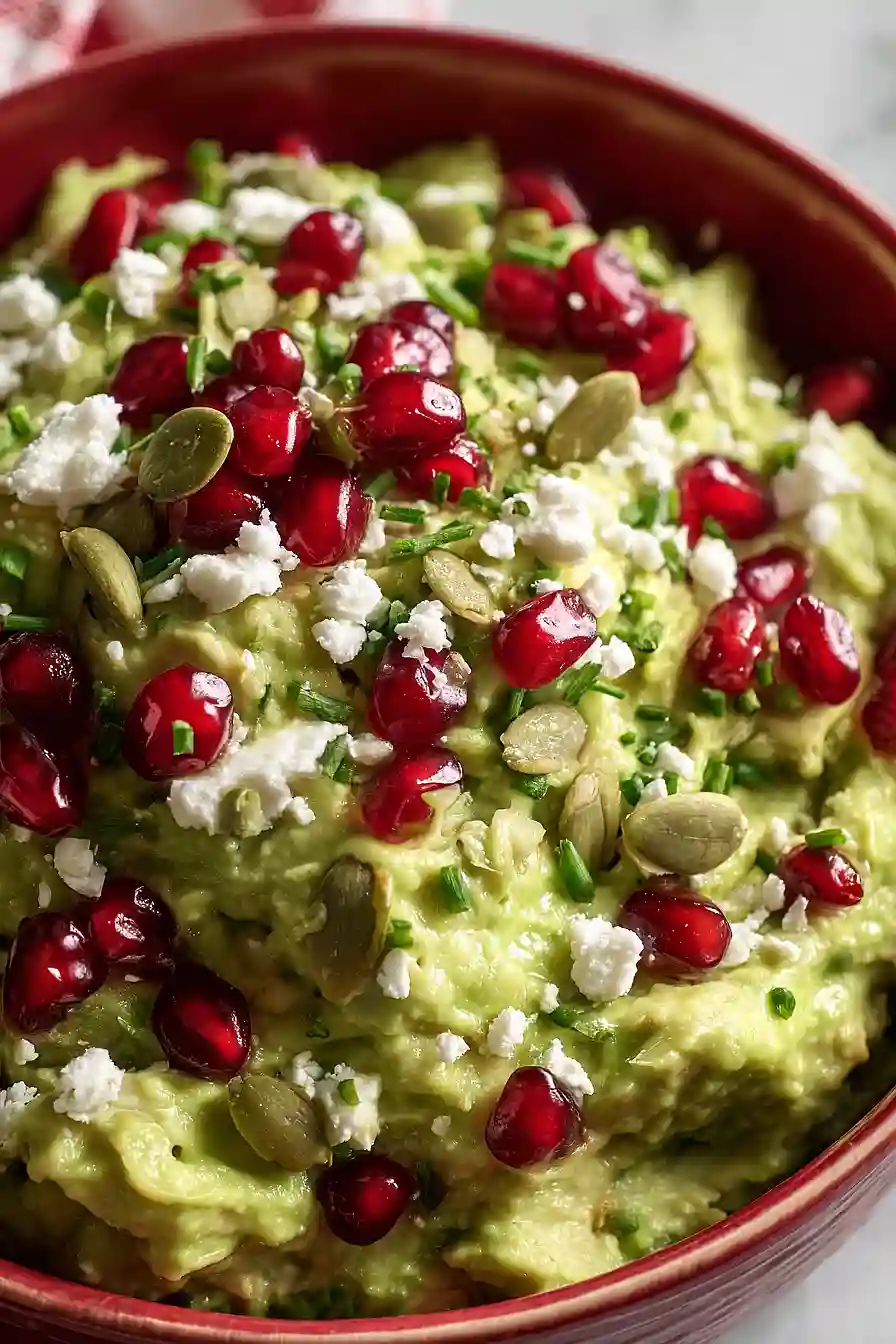 christmas guacamole