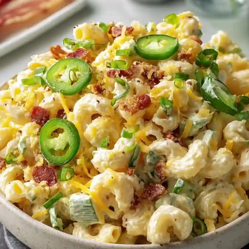 jalapeño popper pasta salad