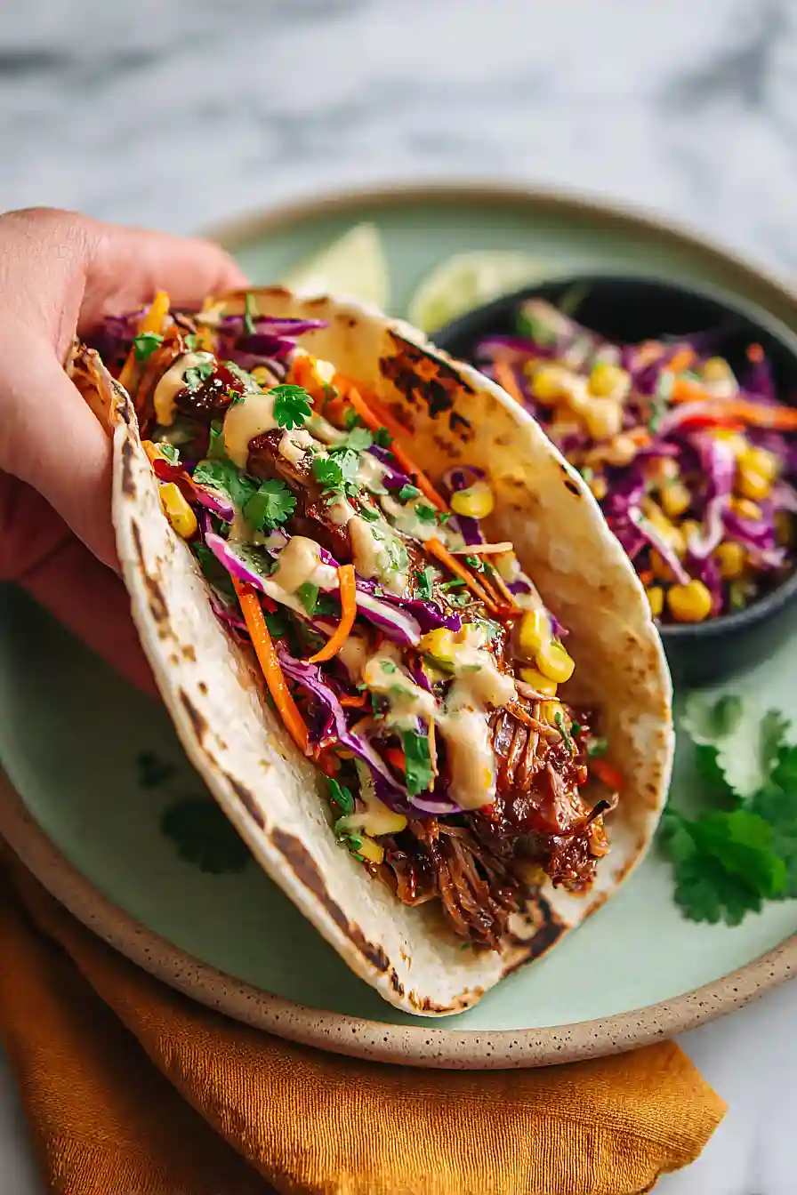 bbq rib tacos