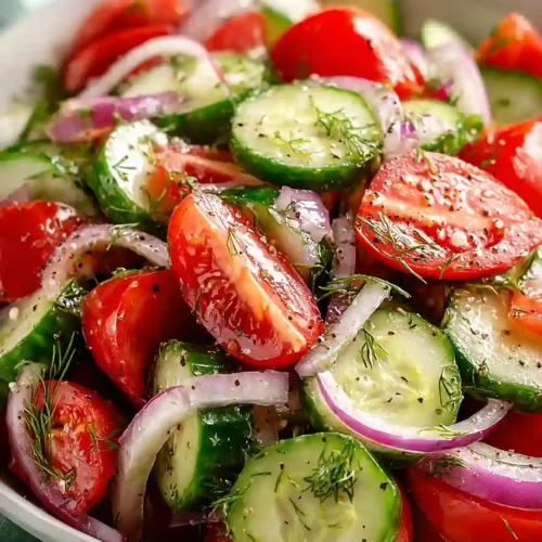 cucumber tomato salad