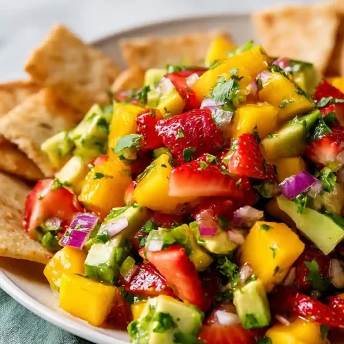 avocado strawberry mango salsa