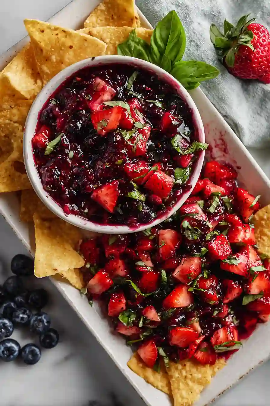 blueberry strawberry salsa