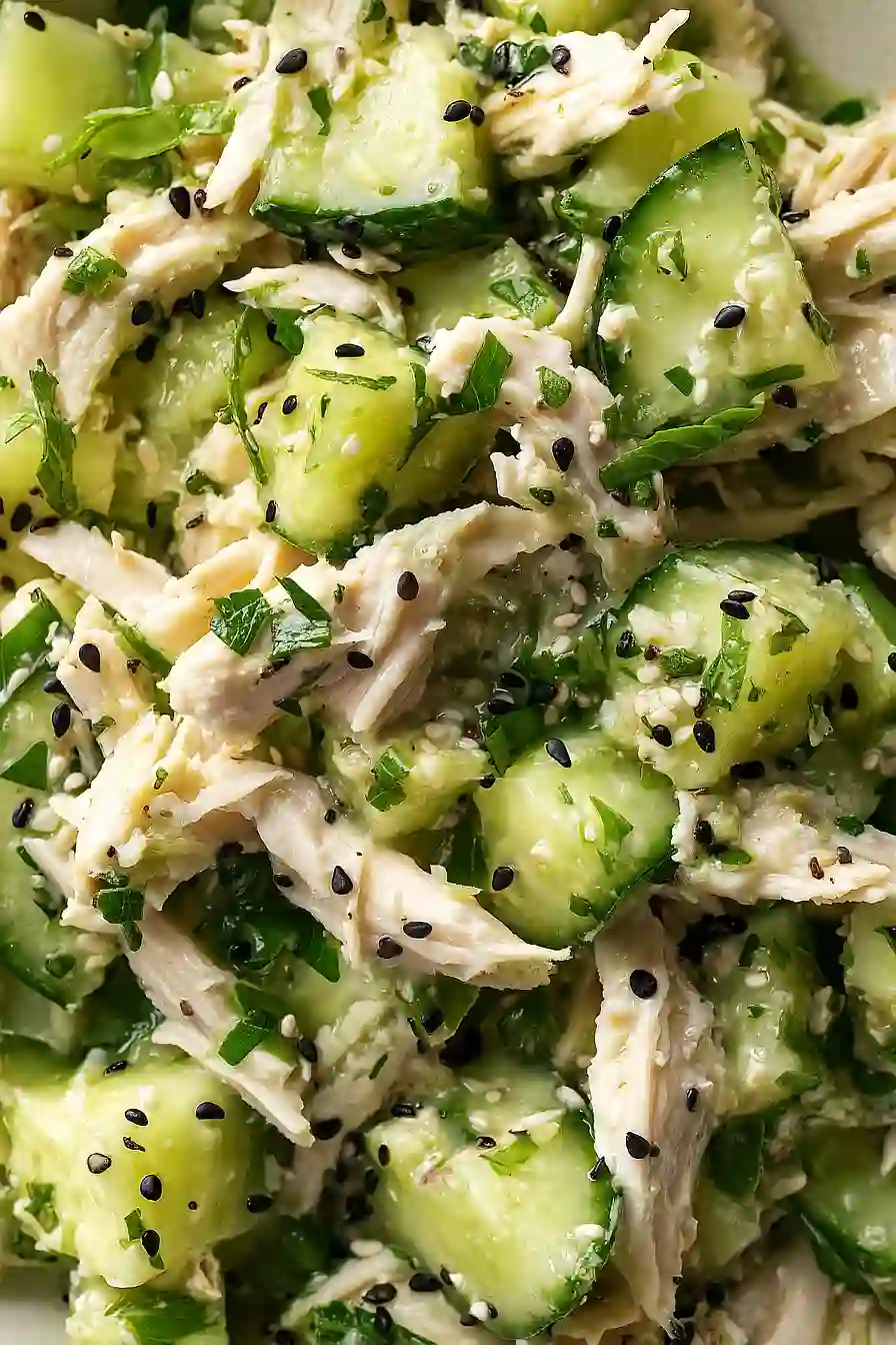 cucumber chicken salad