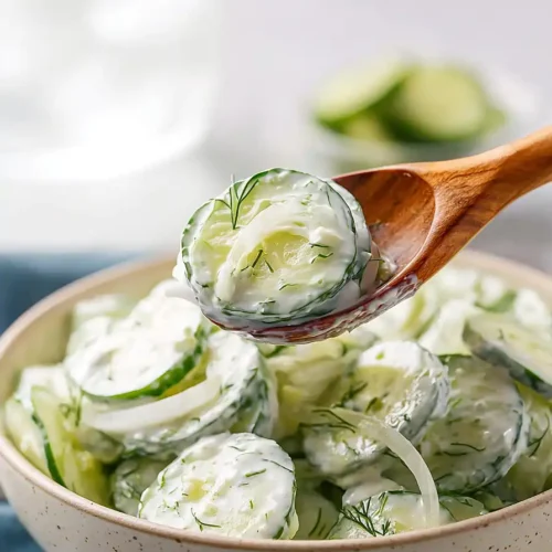 creamy cucumber salad