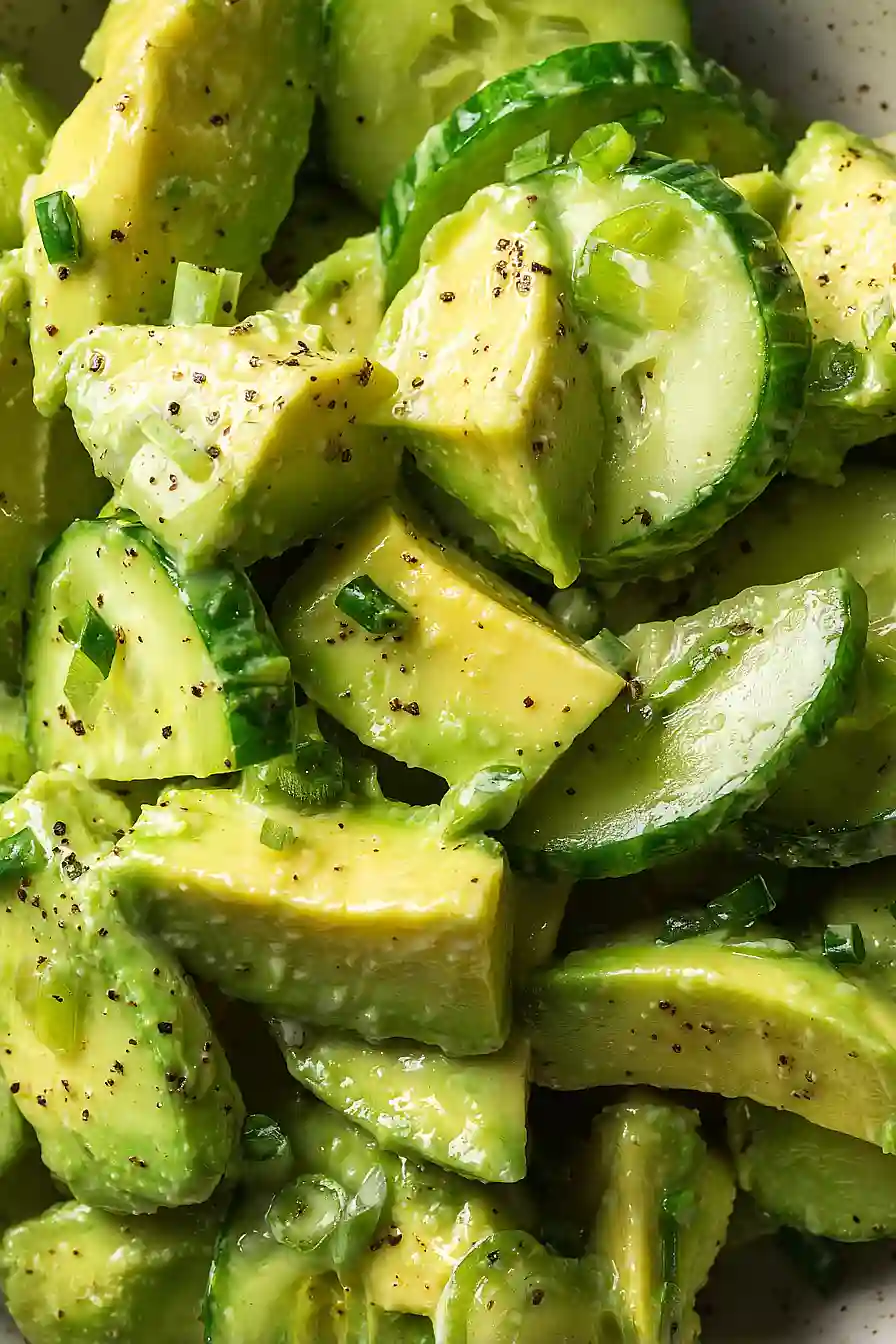 avocado cucumber salad