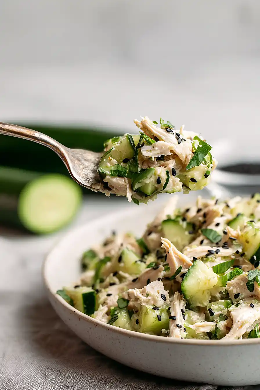 cucumber chicken salad