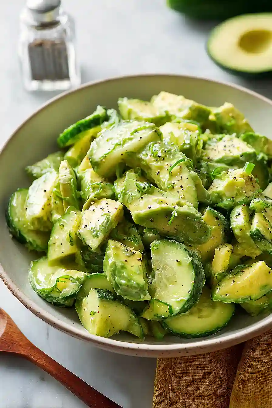 avocado cucumber salad