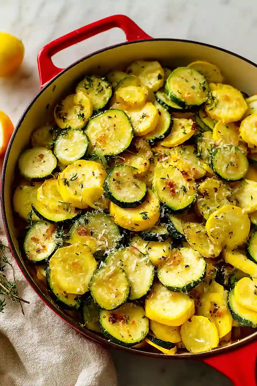 yellow squash and zucchini