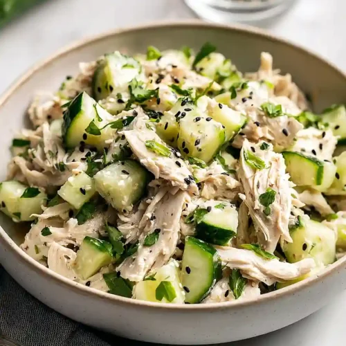 cucumber chicken salad