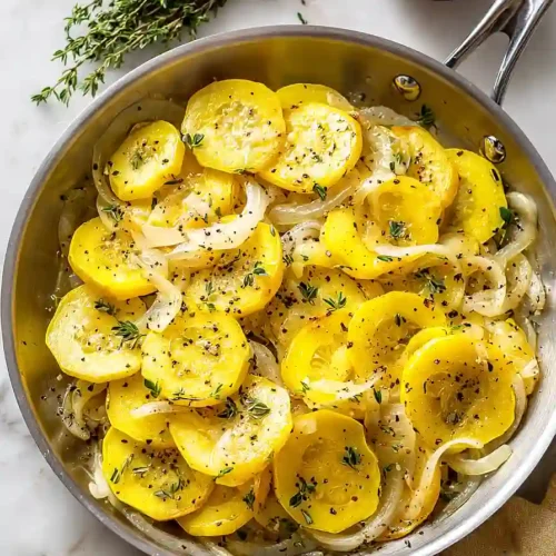 yellow squash with onions